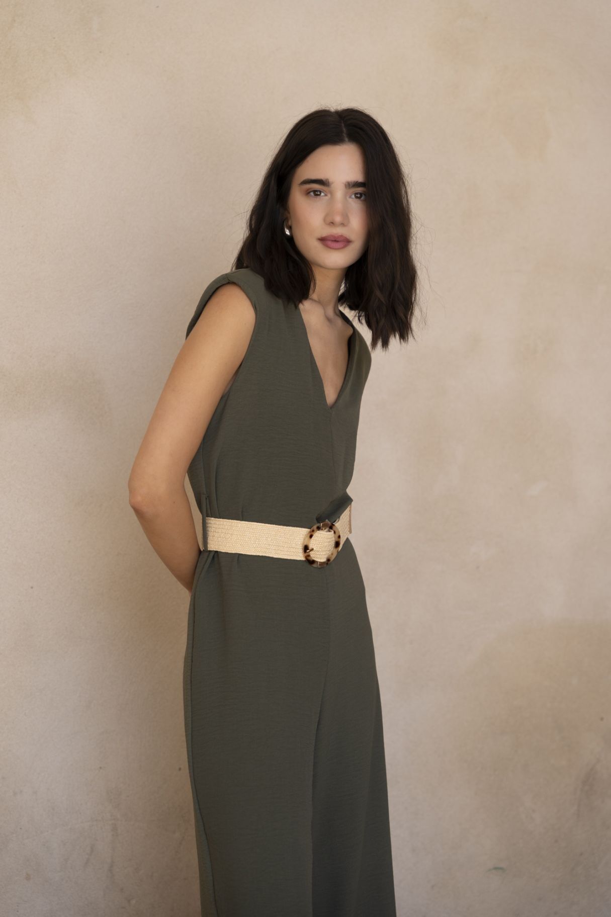 Mono cropped cinturón