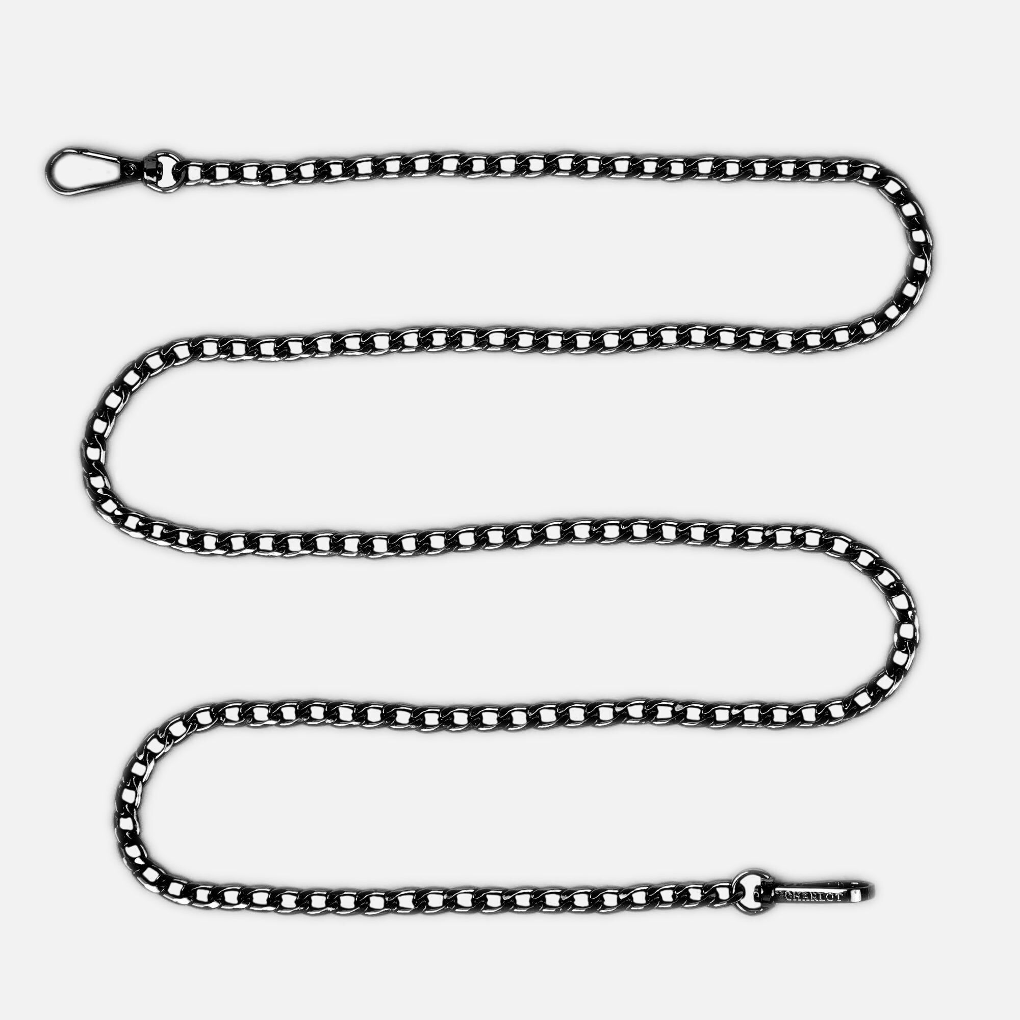 Joy Black Chain Shoulder Strap - Charlot Paris