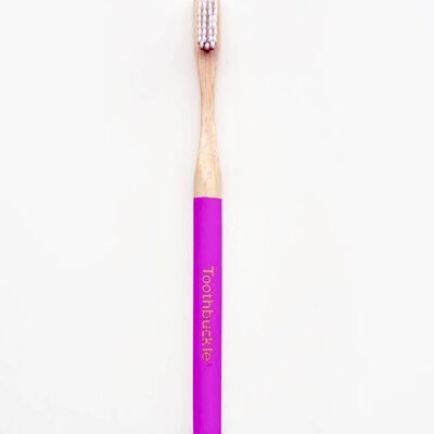 Fully Recyclable Vegan Bamboo Toothbrush (Pink)
