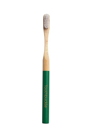 Housse de brosse à dents végétalienne entièrement recyclable + brosse à dents en bambou (vert) 4