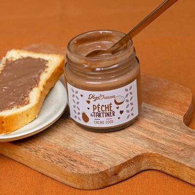 Crema spalmabile al cacao e cocco