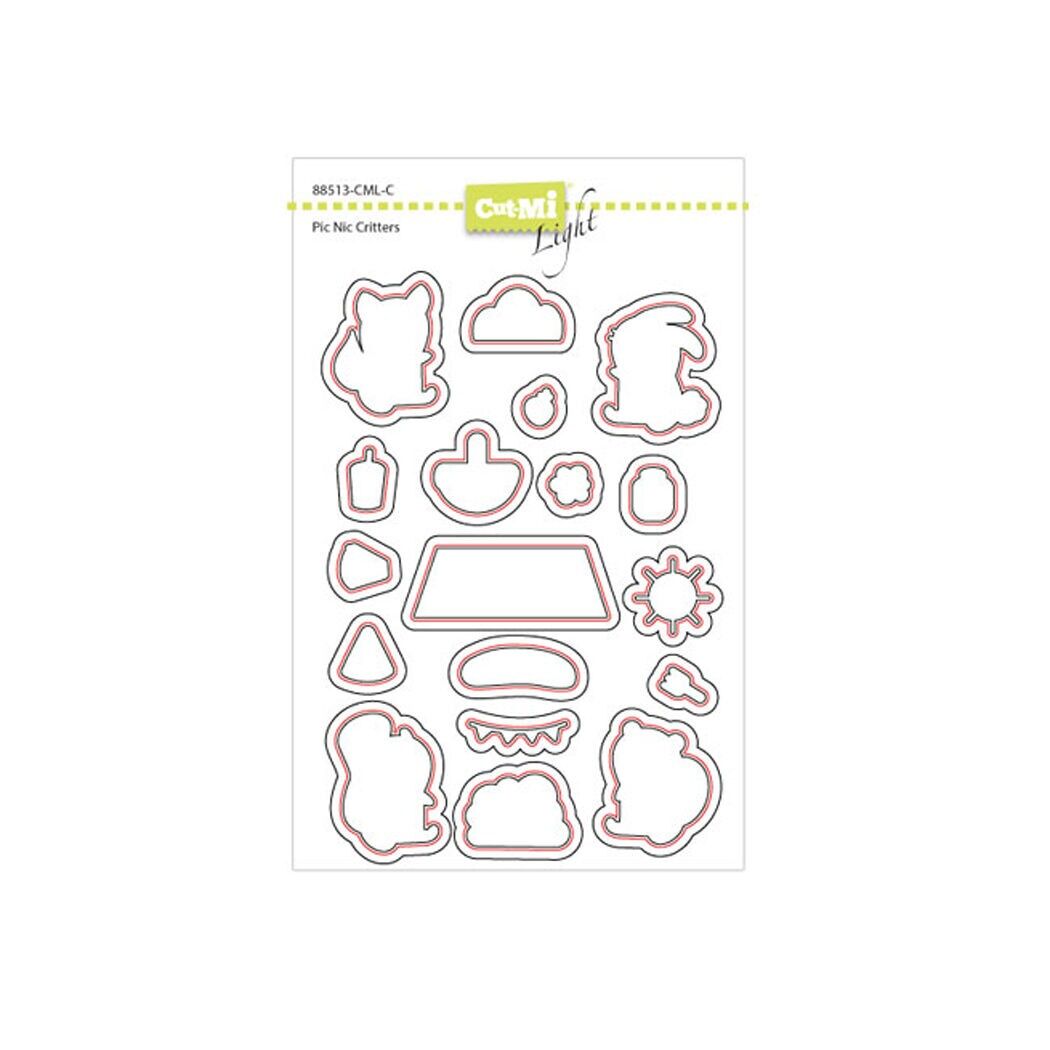 Fustelle sottilili per timbri Pic Nic Critters