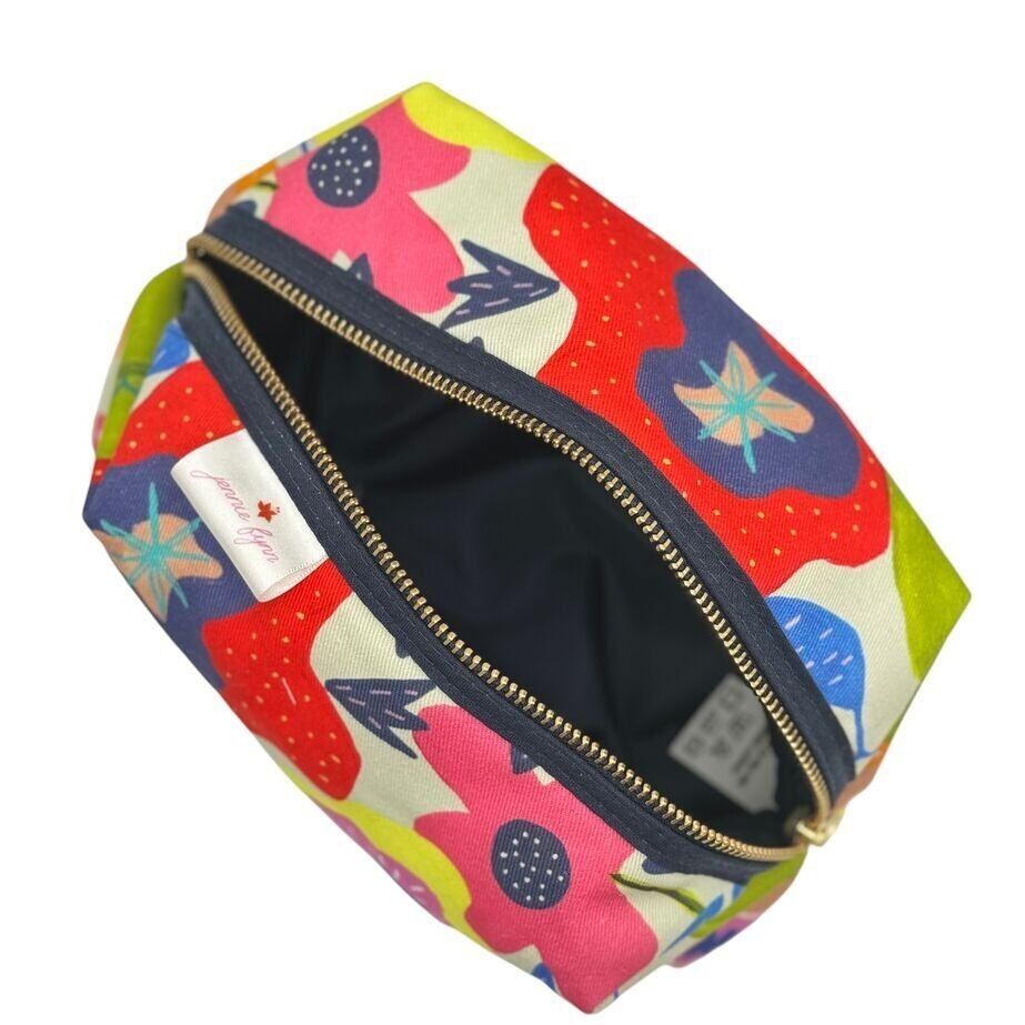 Large Cotton Makeup Bag-Midsummer