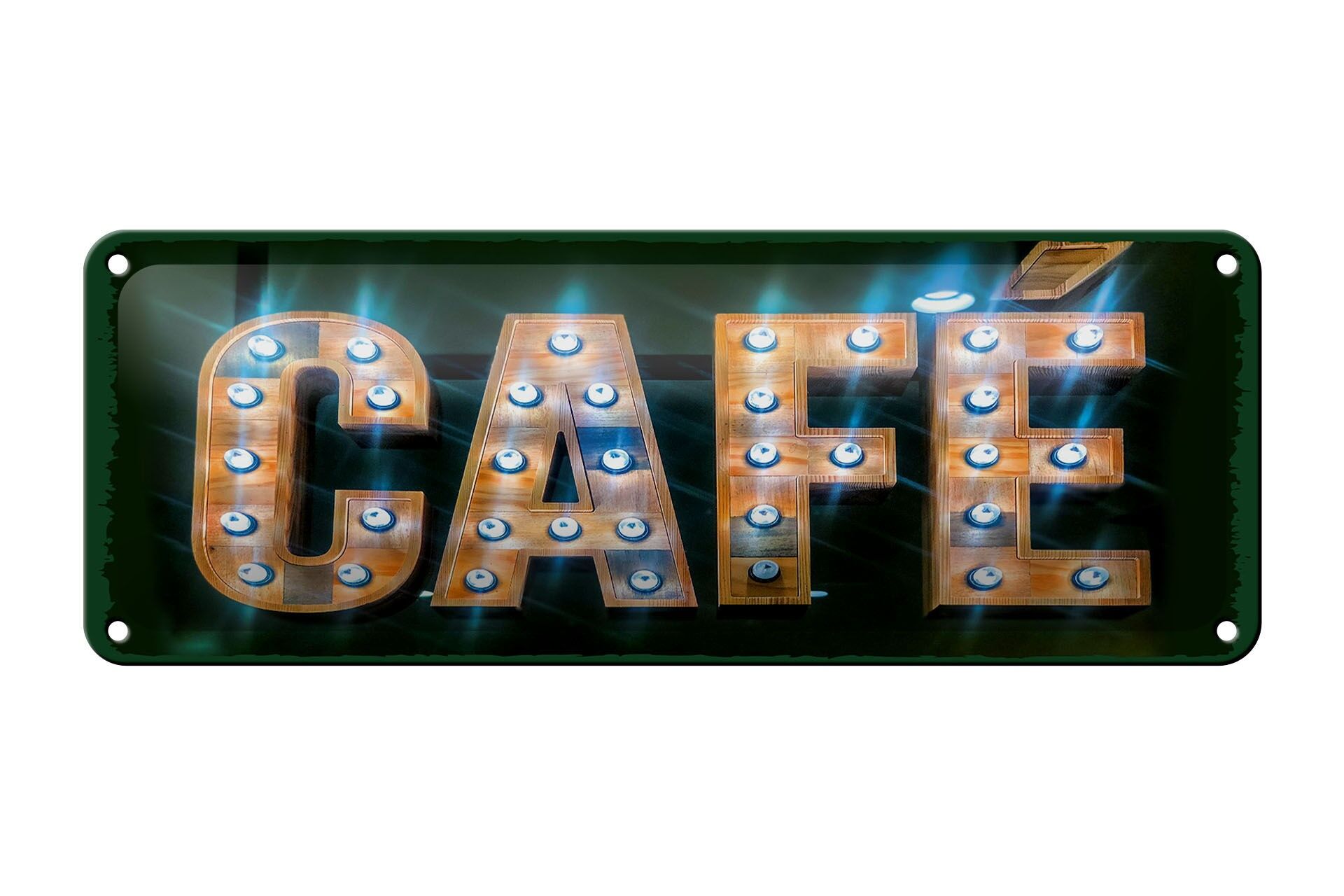 Cartello in metallo avviso 27x10 cm cartello pubblicitario caffetteria decorazione caffè