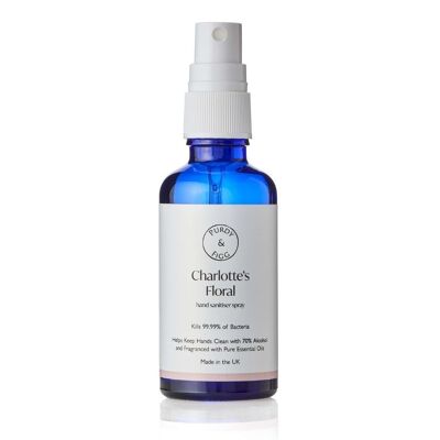 Charlotte's Floral Hand Sanitiser Spray (50ml) - Single Bottle