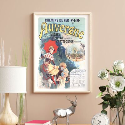 Cartel de Auvernia de Jules Chéret