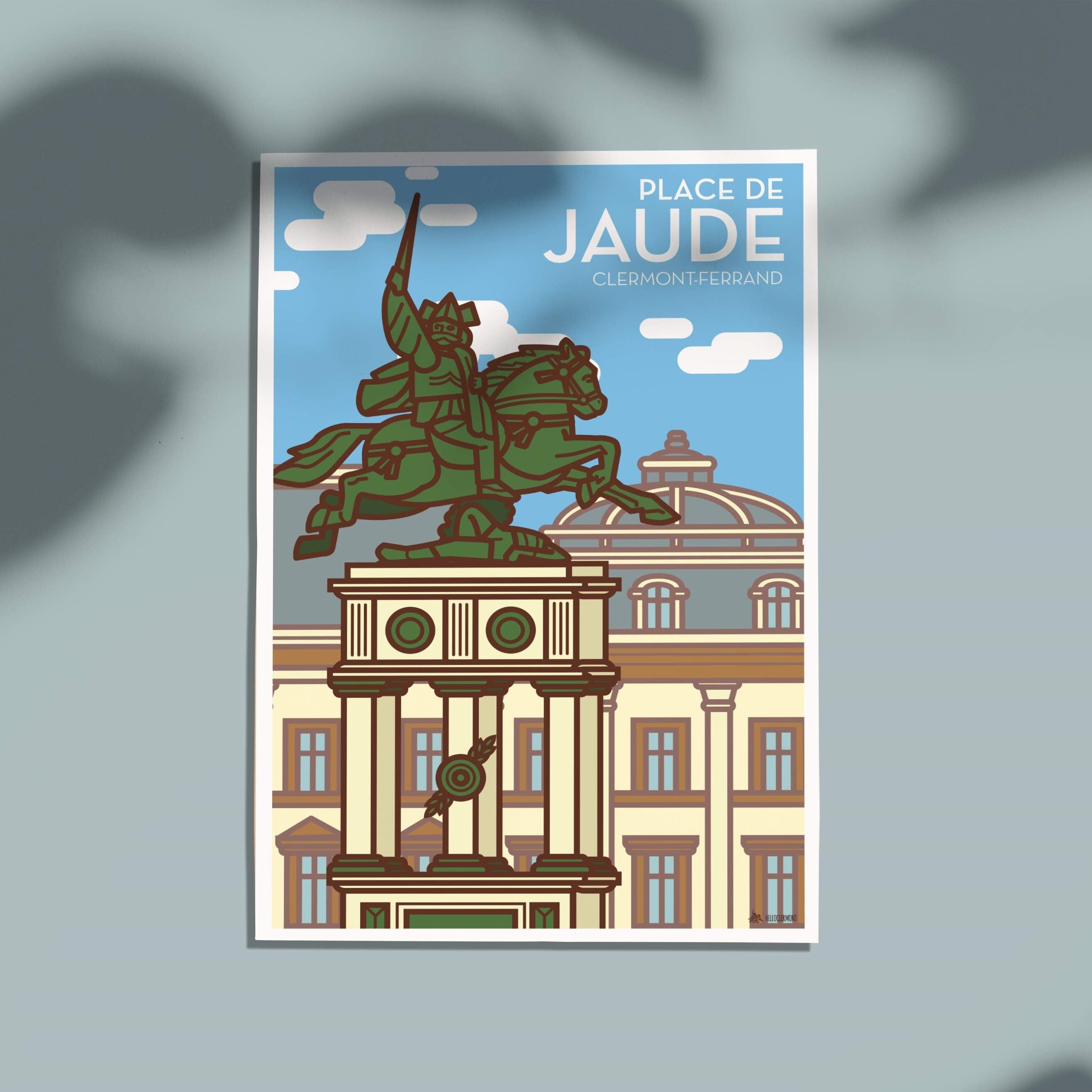 Map of Place de Jaude Clermont-Ferrand