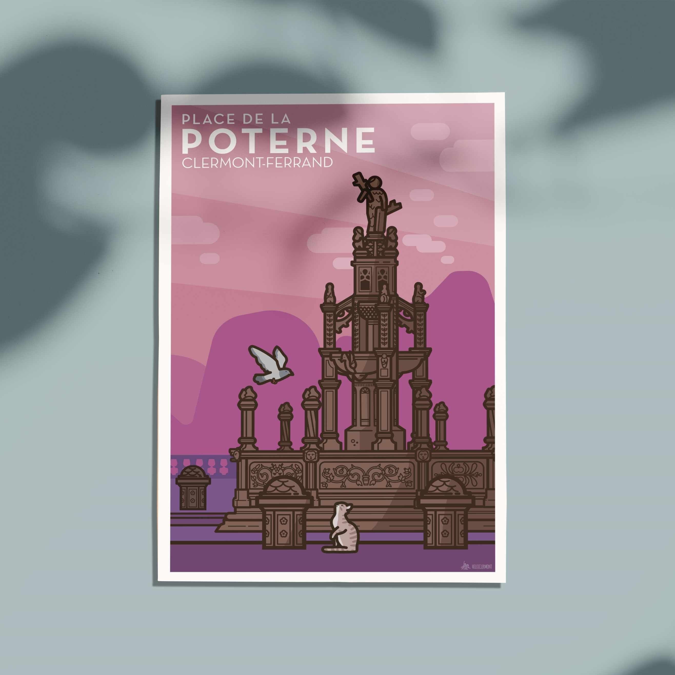 Mappa di Place de la Poterne a Clermont-Ferrand