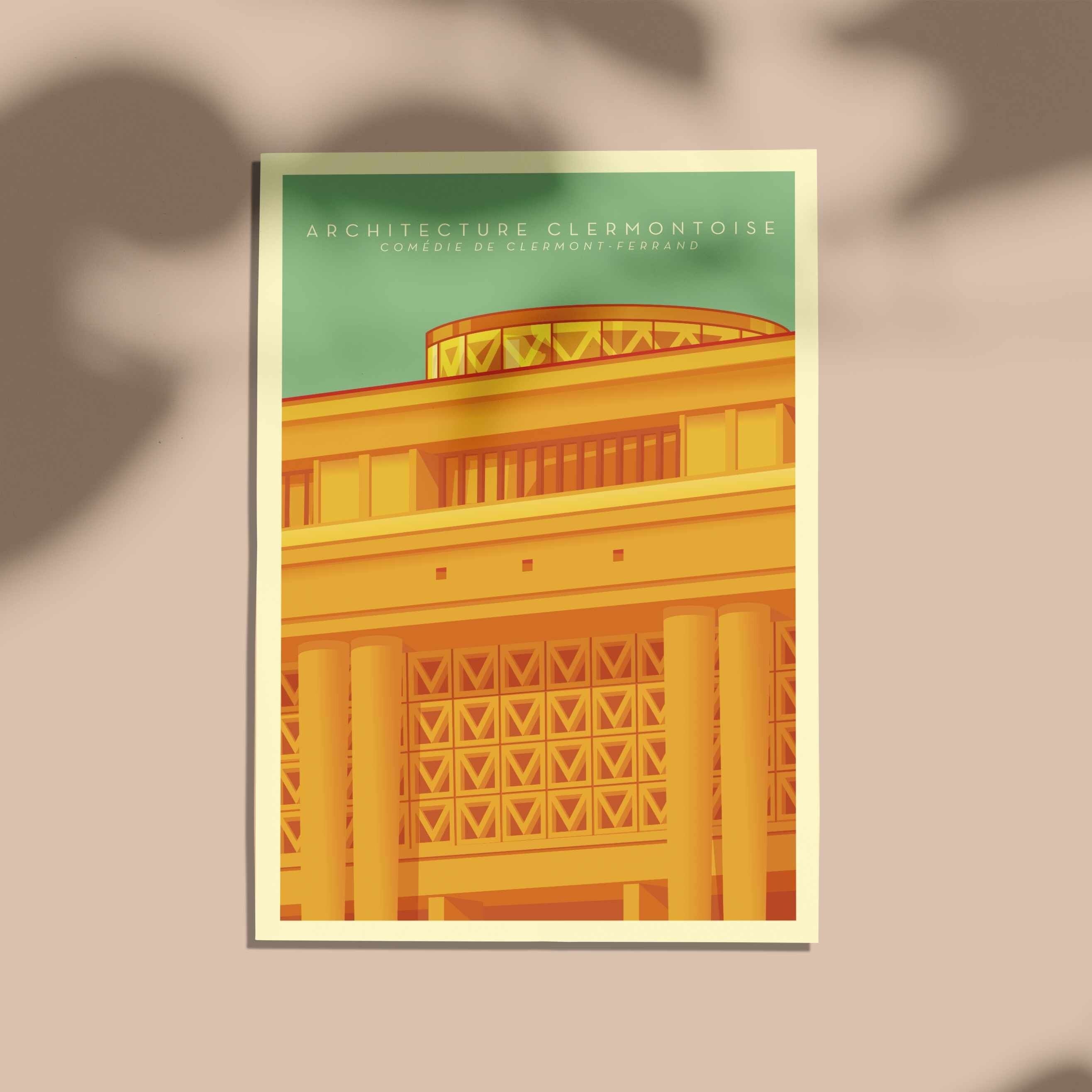 Mappa della commedia di Clermont-Ferrand