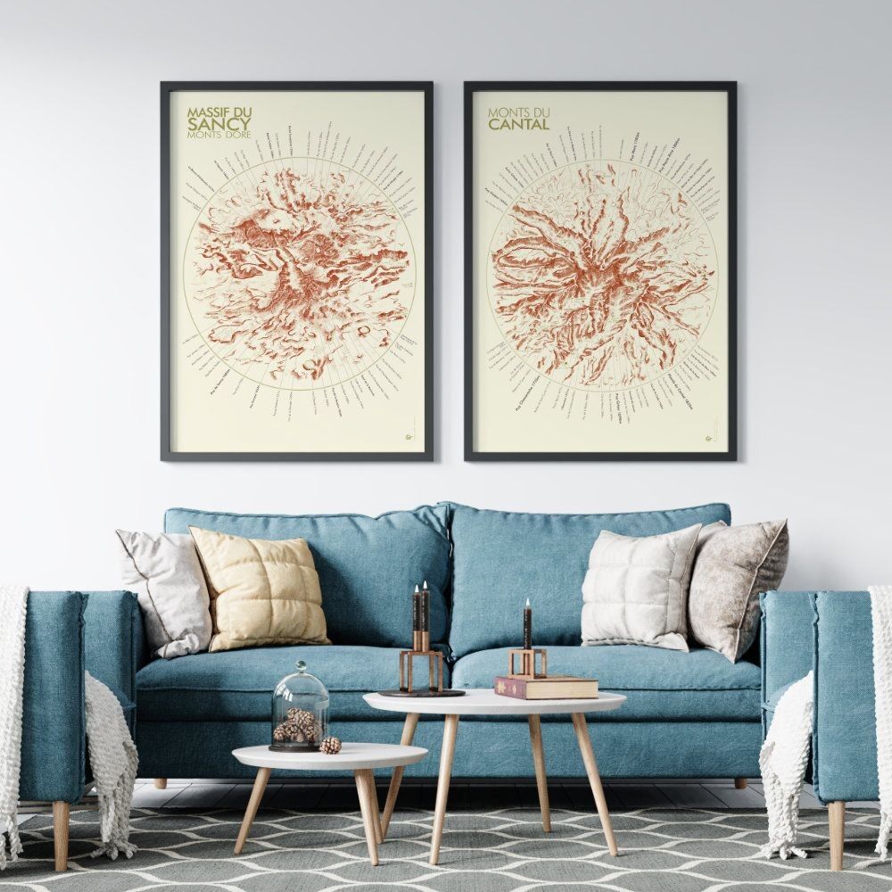 Poster dei Massicci dell'Alvernia