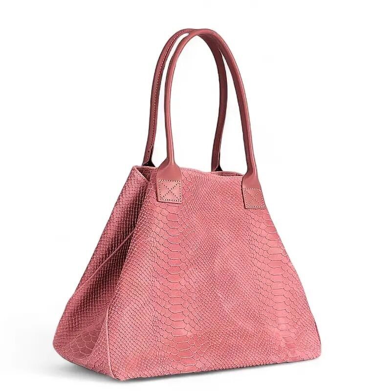 Borsa a mano in pelle LOLA Rosa