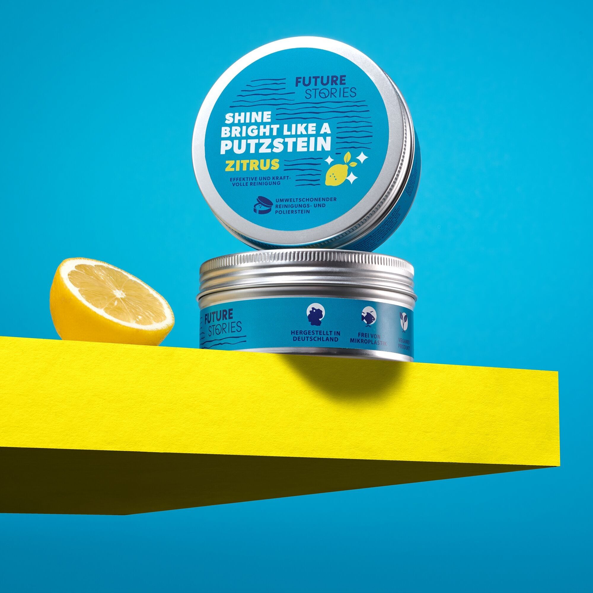 Putzstein, Putzpaste natürlich 375 g - Zitrus