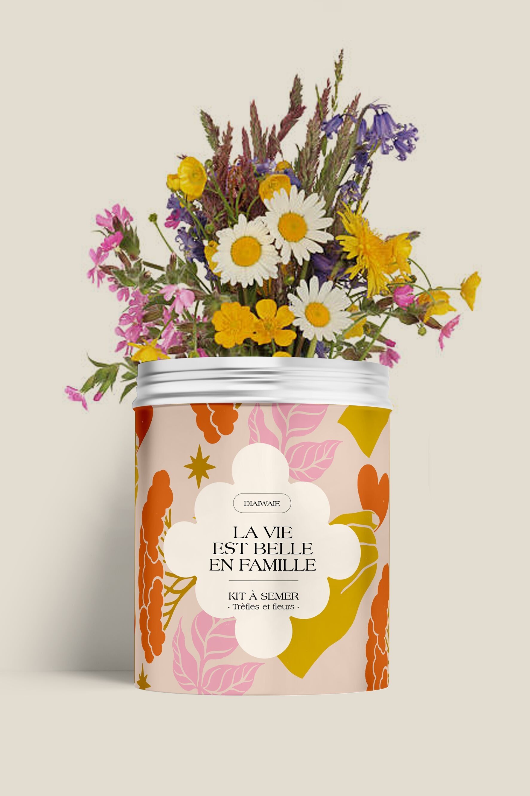 Kit de cultivo de semillas: La vida es bella en familia