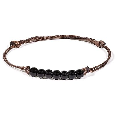 Bracelet Énergie & Protection – 7 Perles de Tourmaline - 6mm