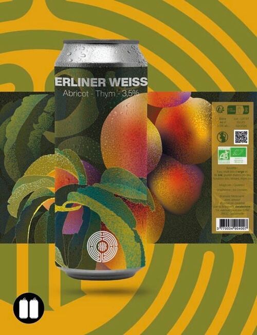 Bière Craft - Berliner Weisse Abricot Thym 44cl