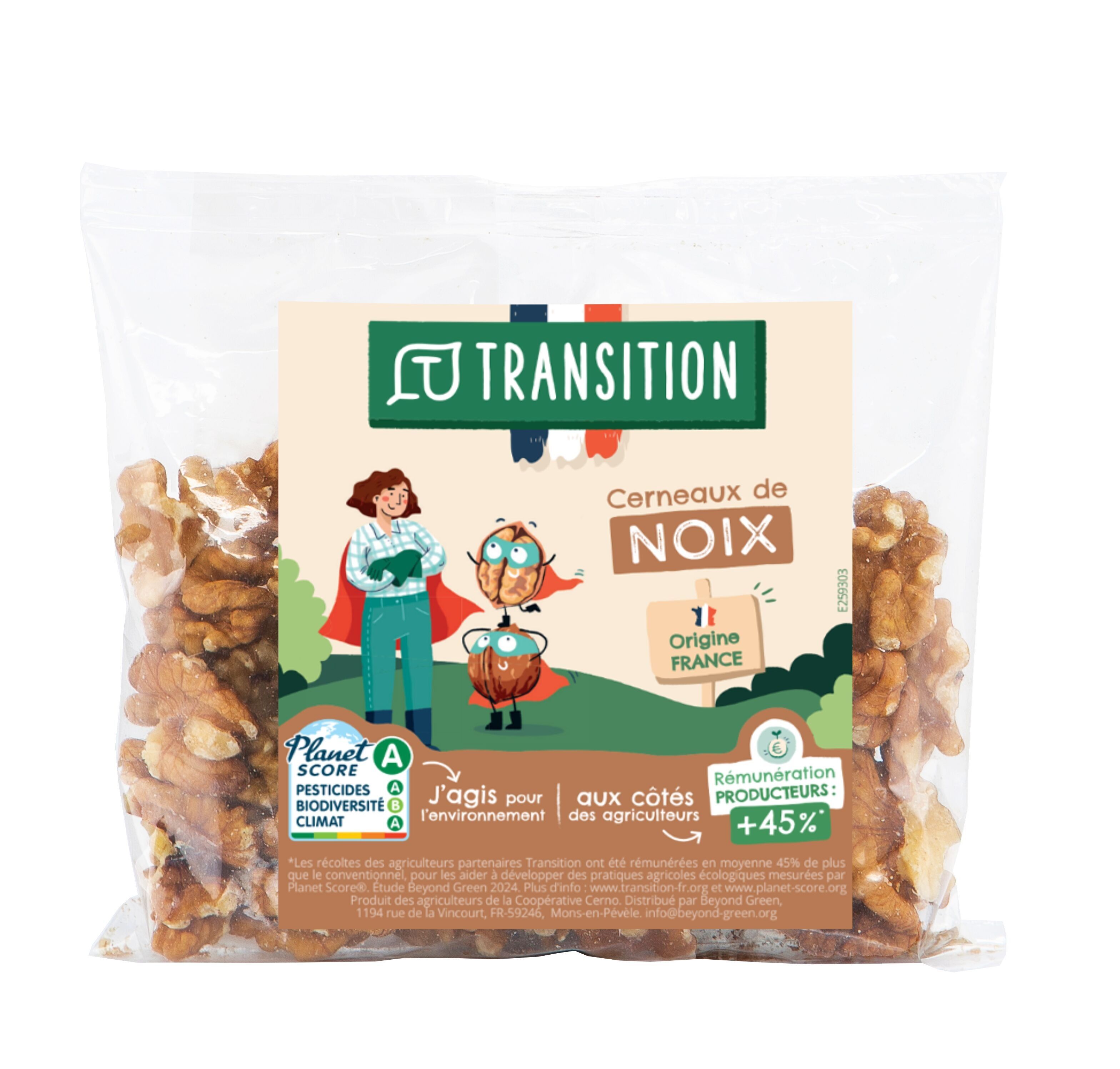 Nueces en grano - 125 g