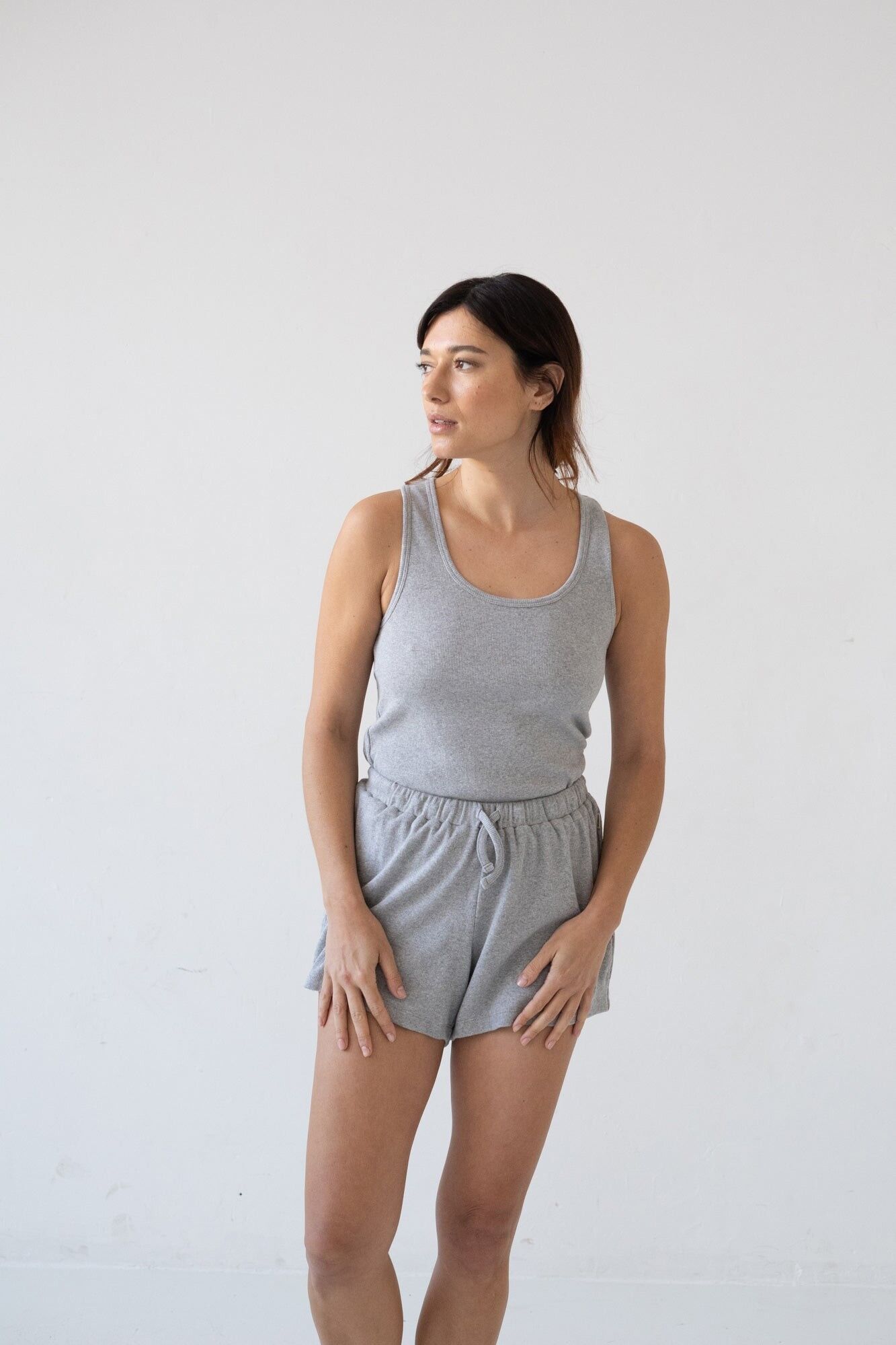 Canotta a coste Bonie Grey