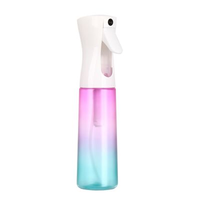 Nebbia spray sfumata rosa e blu