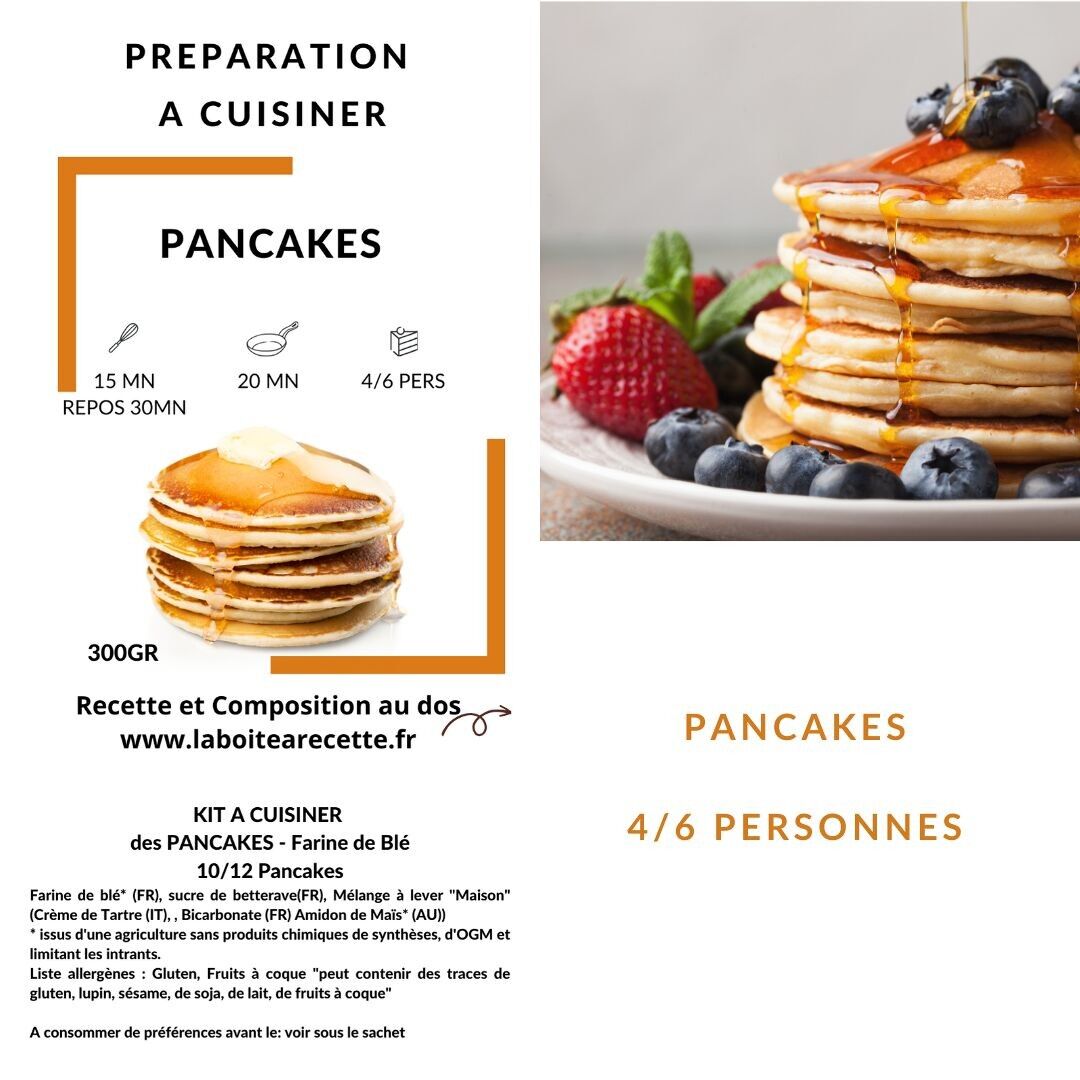 Weizenpfannkuchen-Set - 12 Pfannkuchen