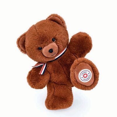 PETIT OURS Français 25 cm - Cacao chaud