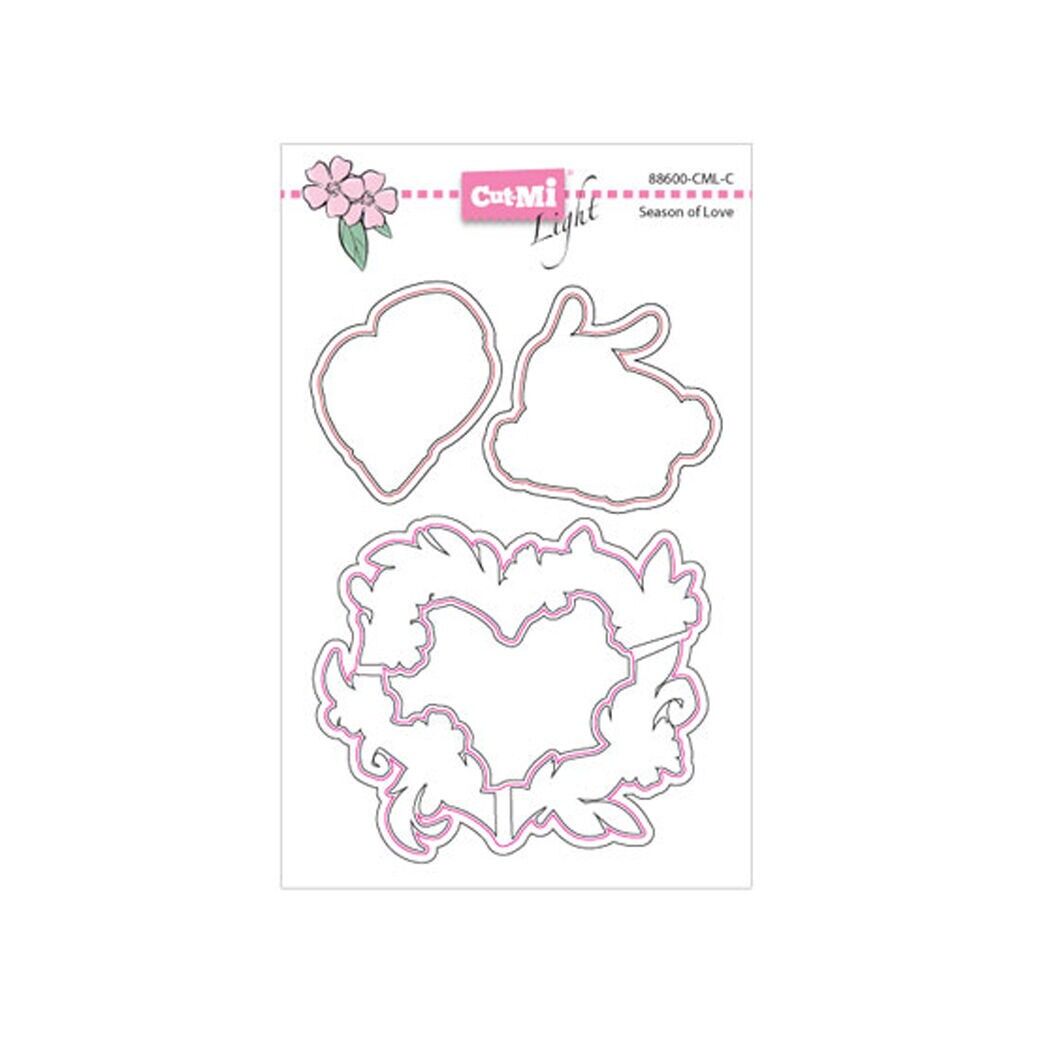 Fustelle sottili per timbri trasparenti Temporada de amor