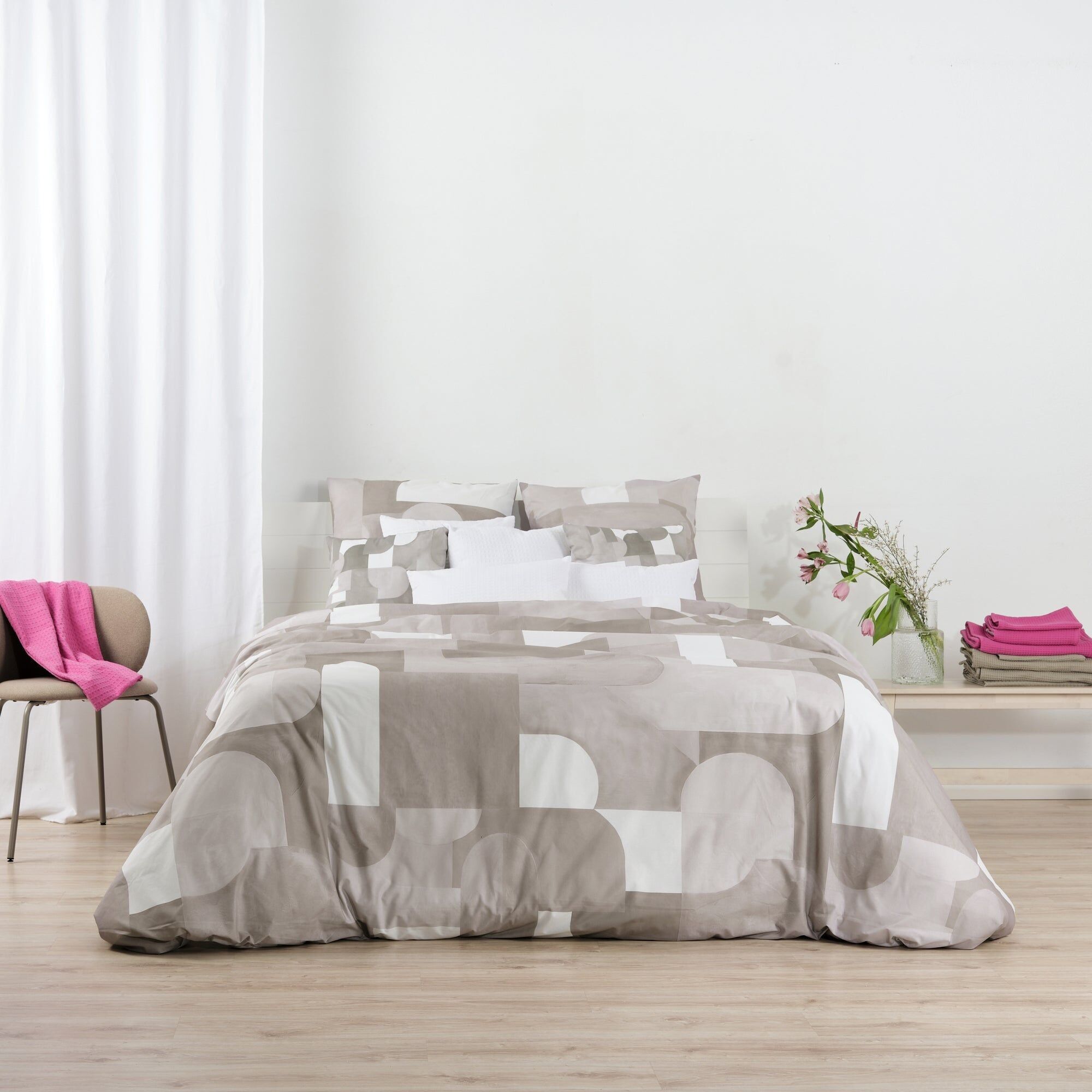 Dundee Nude duvet cover 100% cotton