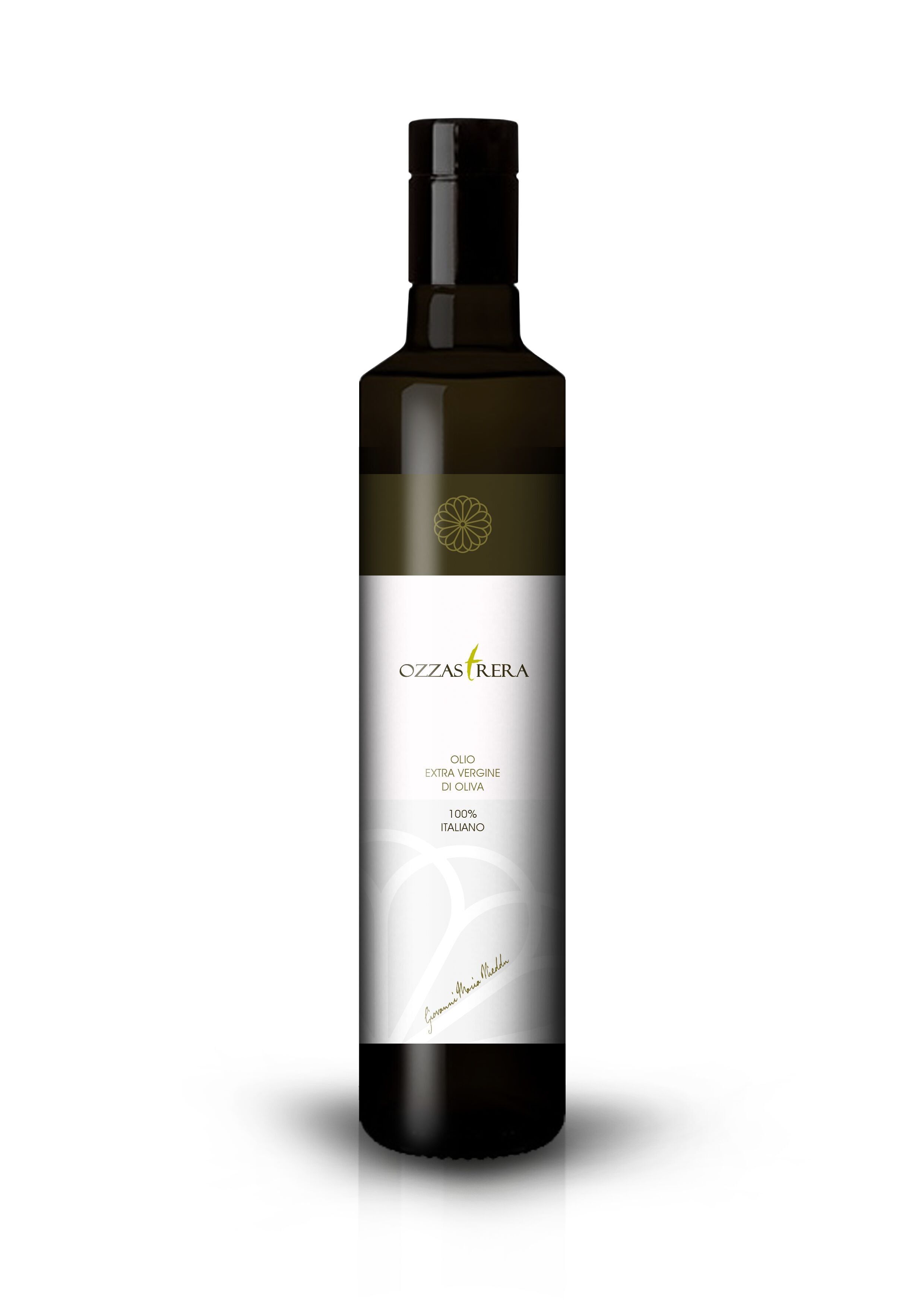 Extra Virgin Olive Oil "Ozzastrera" Monocultivar Bosana – Sardinia, Cold Pressed (500ml)
