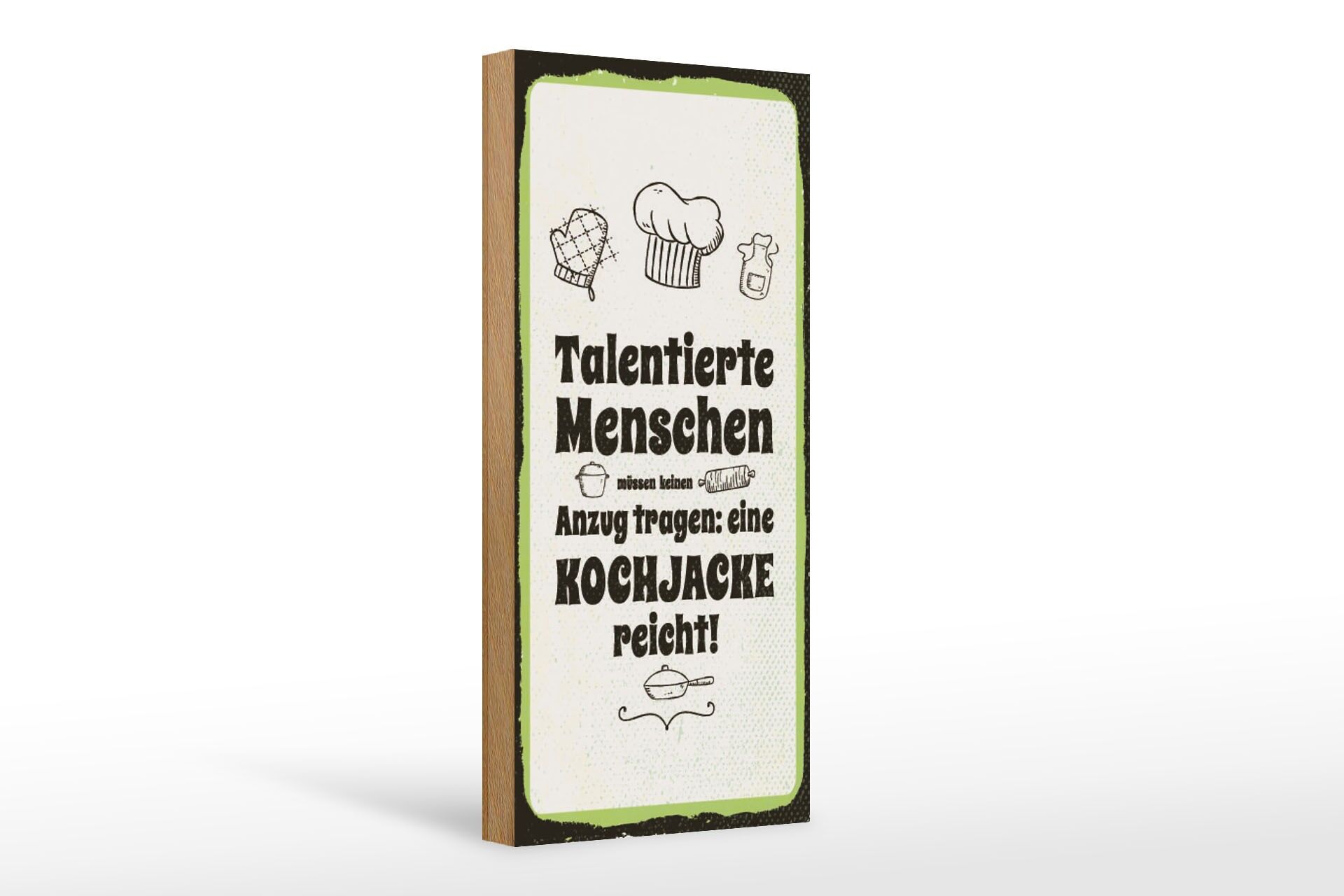 Cartello in legno con la scritta 27x10 cm Persone di talento