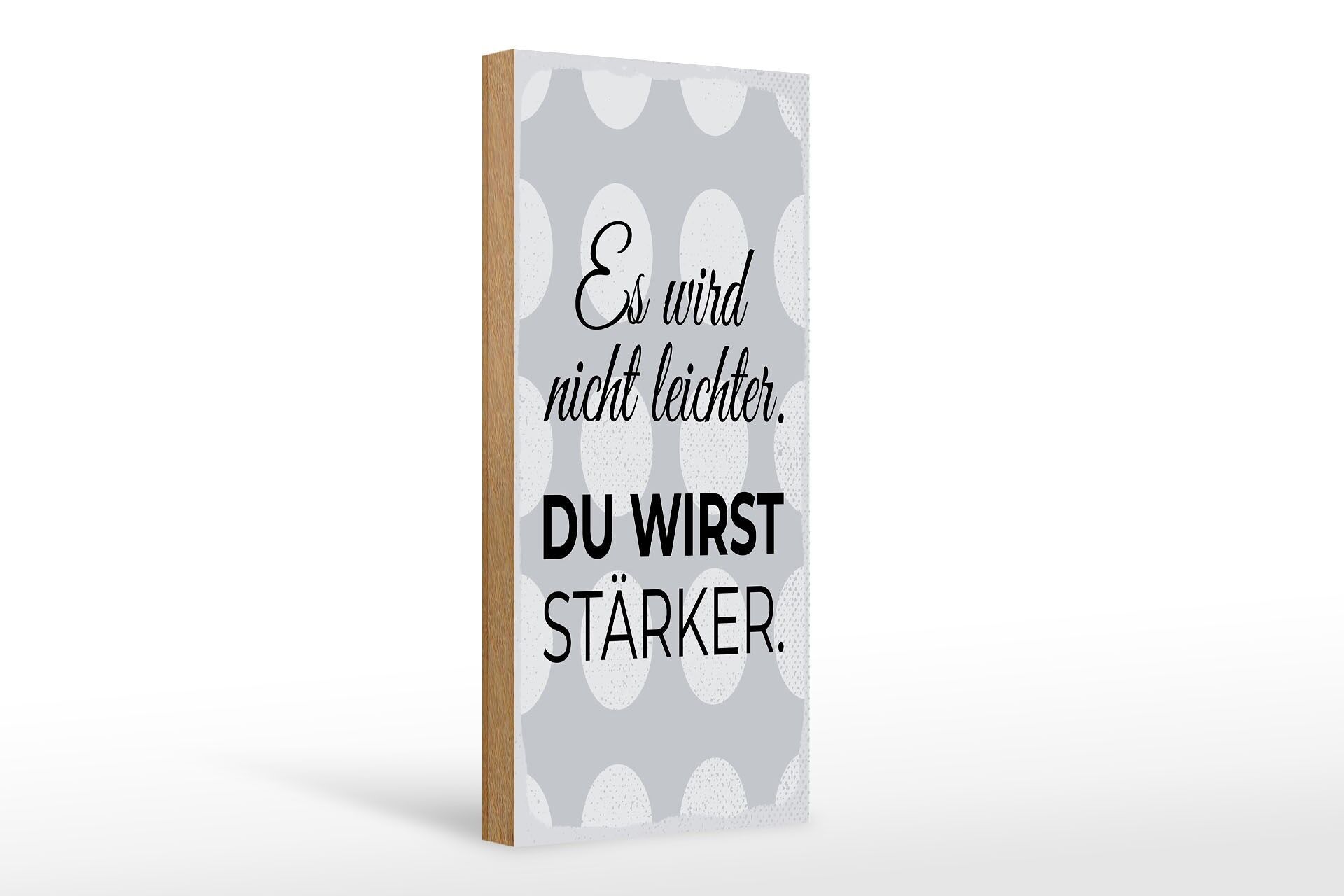 Cartello in legno con scritta 27x10 cm Non potrebbe essere più facile. Stai diventando un segno decorativo più forte