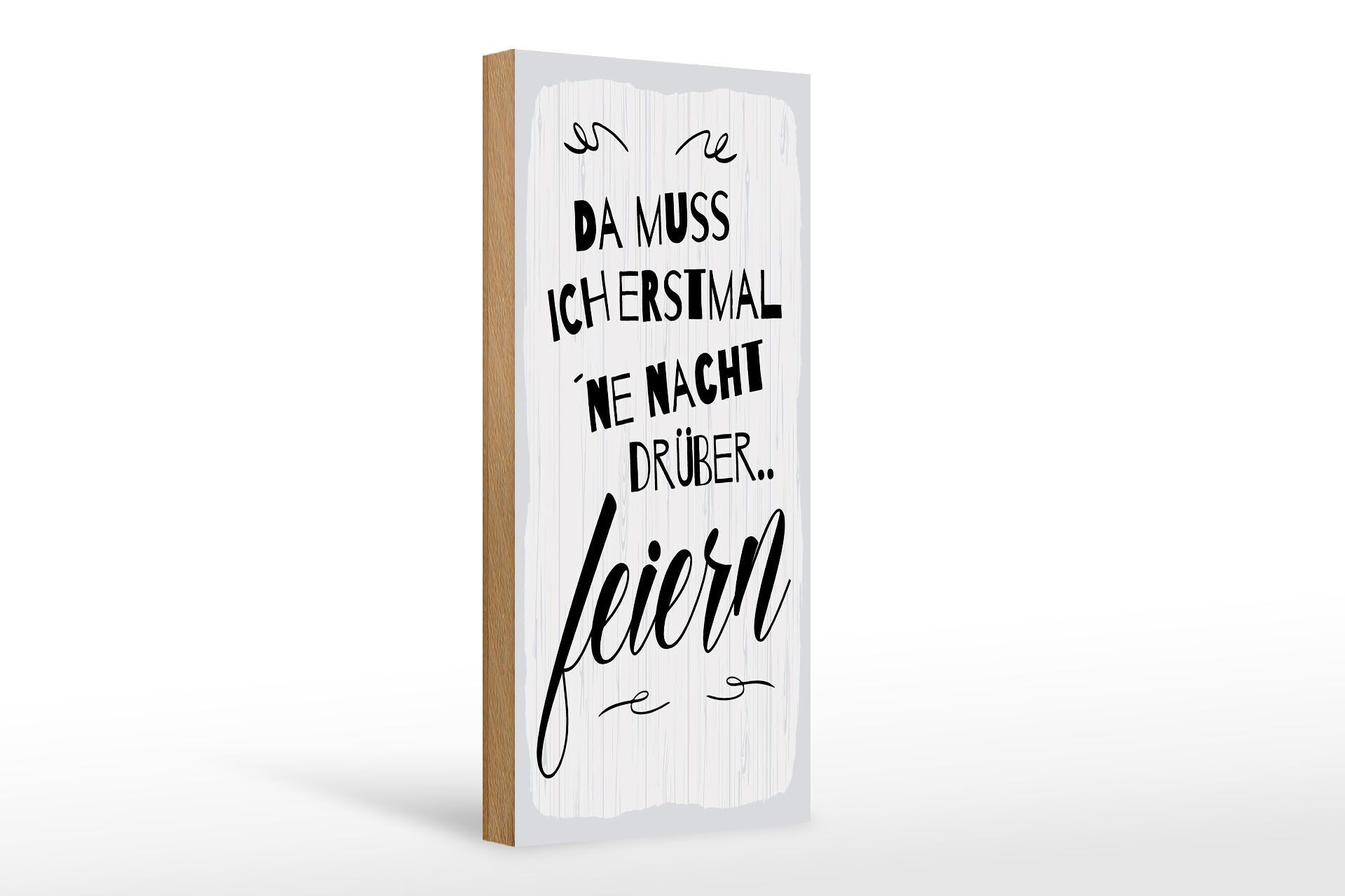 Letrero de madera de 27 x 10 cm que dice "Pasa una noche conmigo", letrero decorativo blanco.