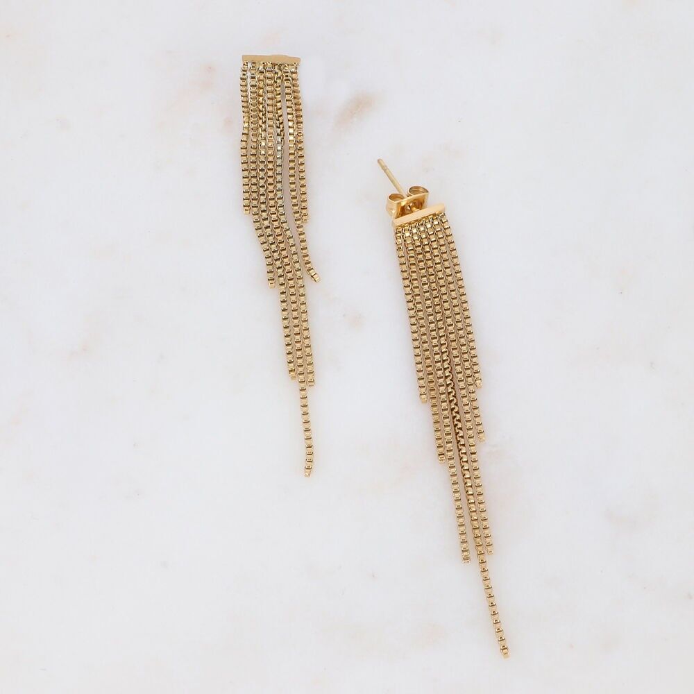 Orecchini pendenti Lyan - pendente a catena da 5 caffè