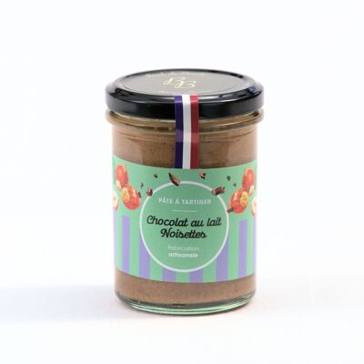 Pâte à tartiner au Chocolat au lait et Noisettes (Pot de 220g)