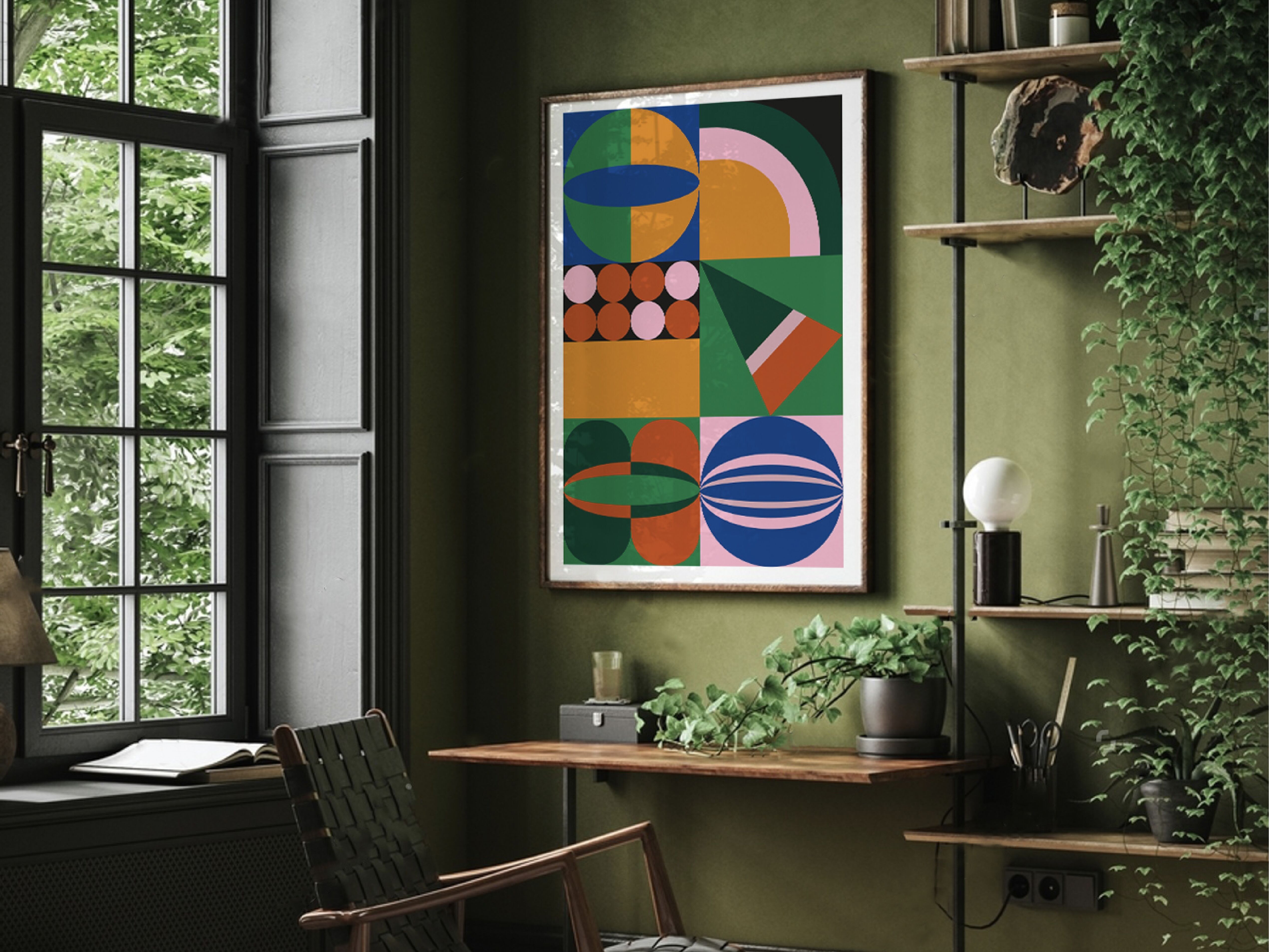 Poster Guriddo - Design d'interni minimalista