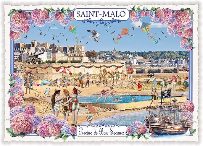 La France - Saint-Malo, Piscine de Bon Secours (SKU: PK1226)