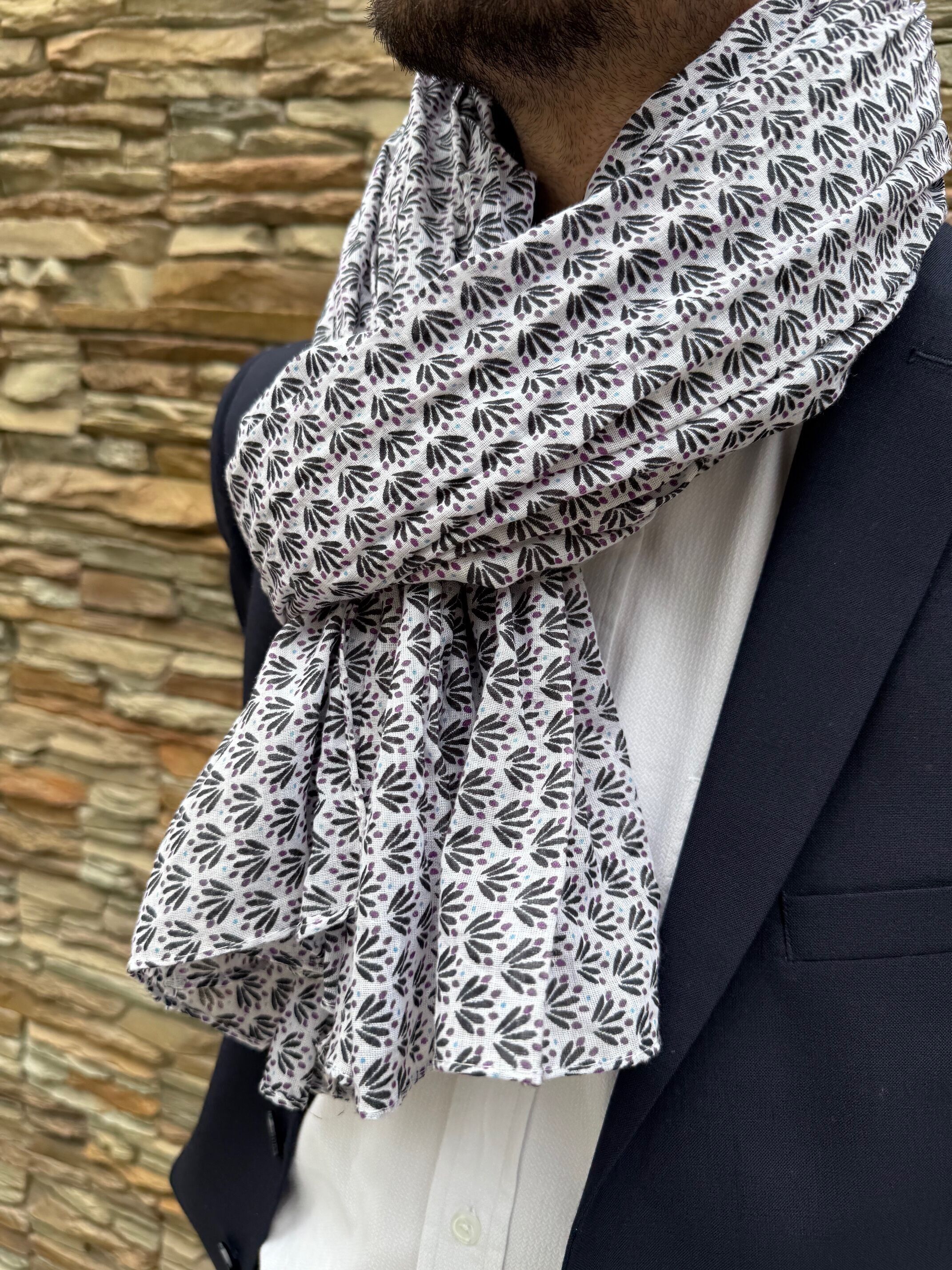 Sciarpa o pareo 100% cotone indiano - unisex