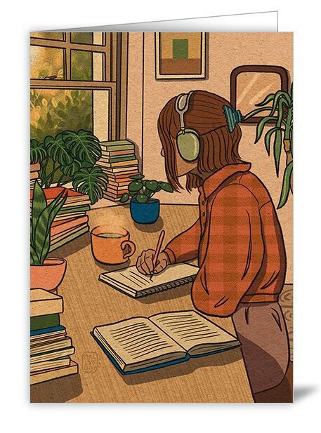 Studying on a Sunday (SKU: 2449)