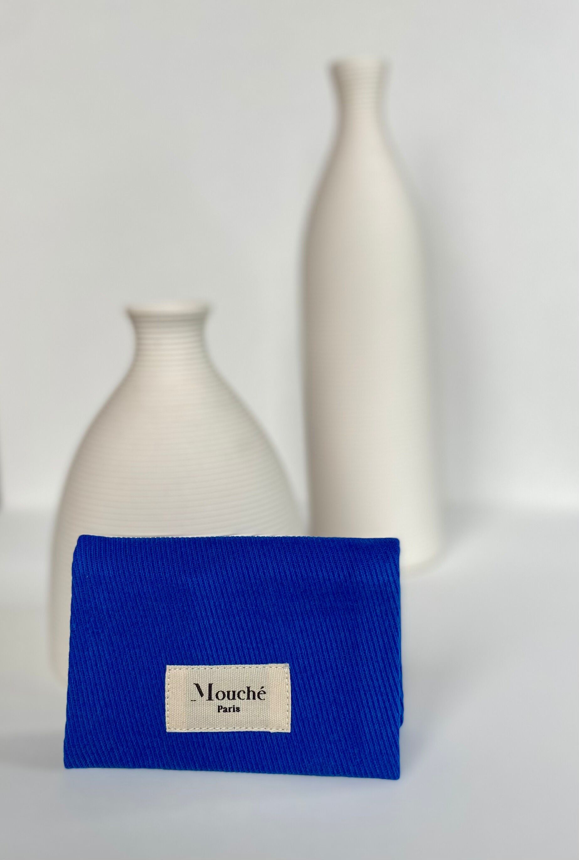 L'ESSENTIELLE ROYALE POUCH - bolsa con 2 pañuelos en tejido 100% algodón GOTS