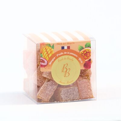 Fruit Paste Mix (100% Fruit) Mango, Lychee, Passion Fruit (180g Box)