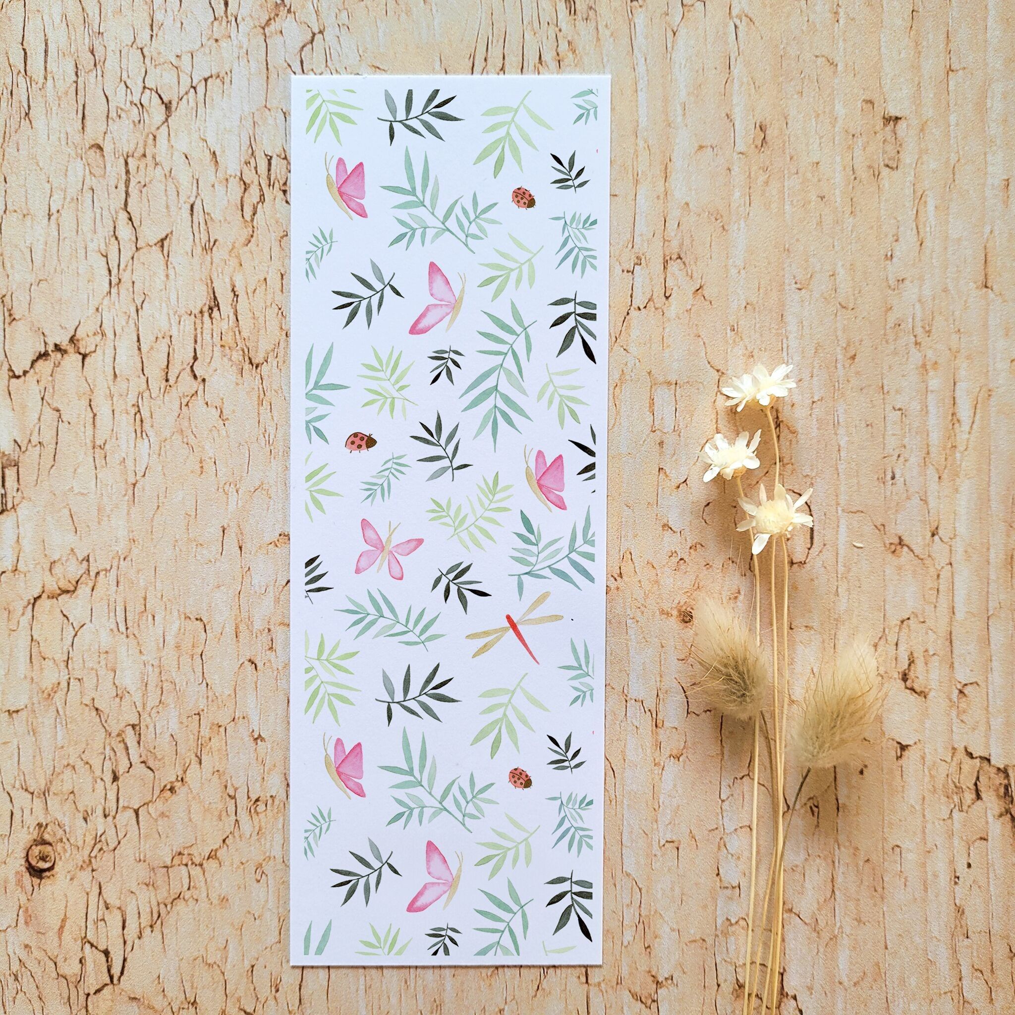 Lesezeichen · "Unter den Schmetterlingen"