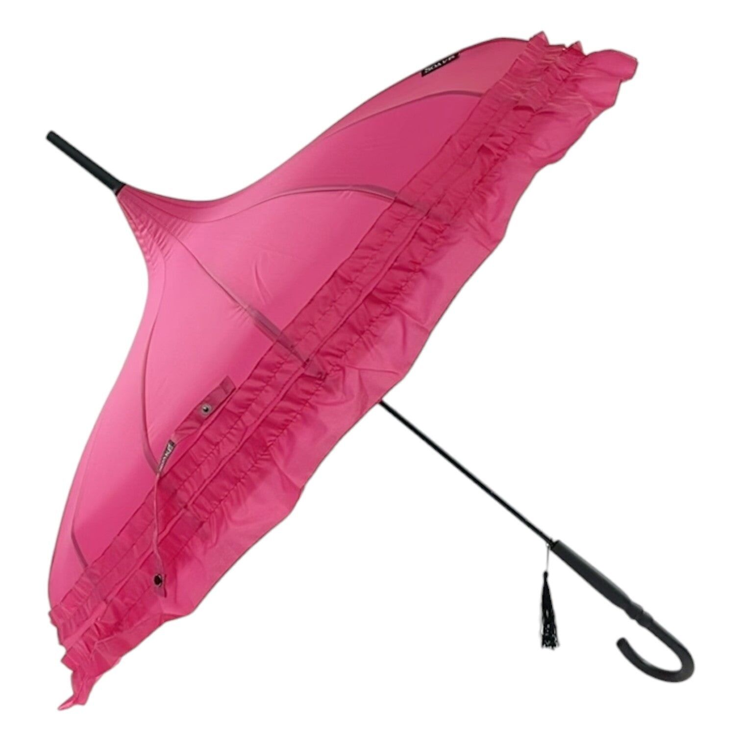 Ombrello Pagoda con Balze Boutique Rosa Rosso