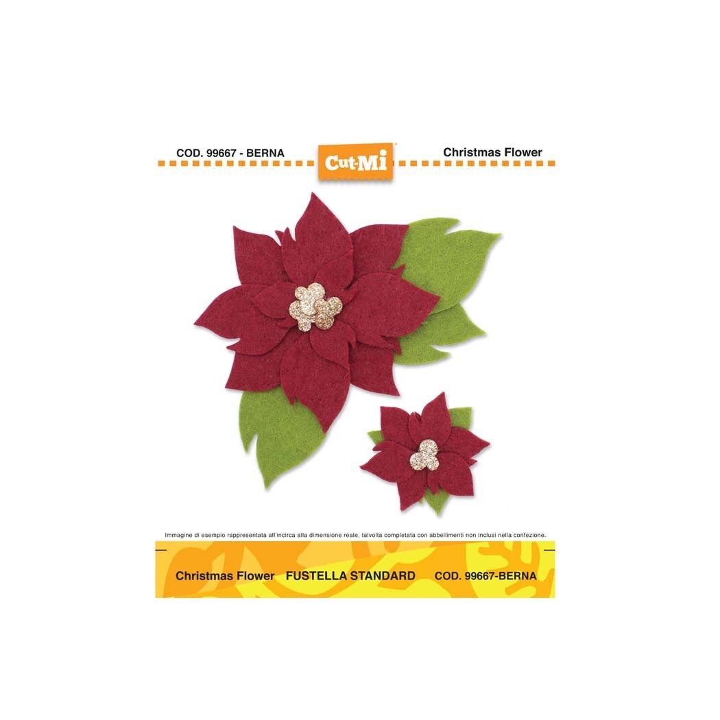Fustella alta con lame in acciaio Cut-Mi Weihnachtsblume