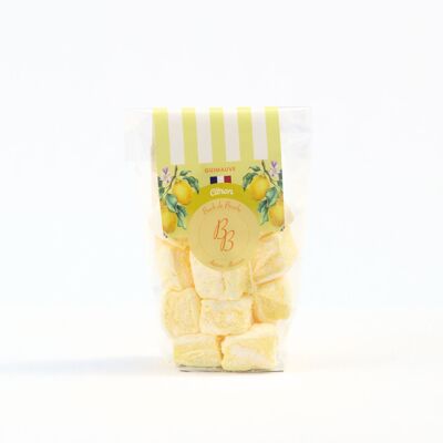 Guimauve artisanales Citron (Sachet de 50g)