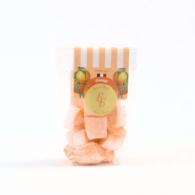 Guimauves artisanales Orange (Sachet de 50g)