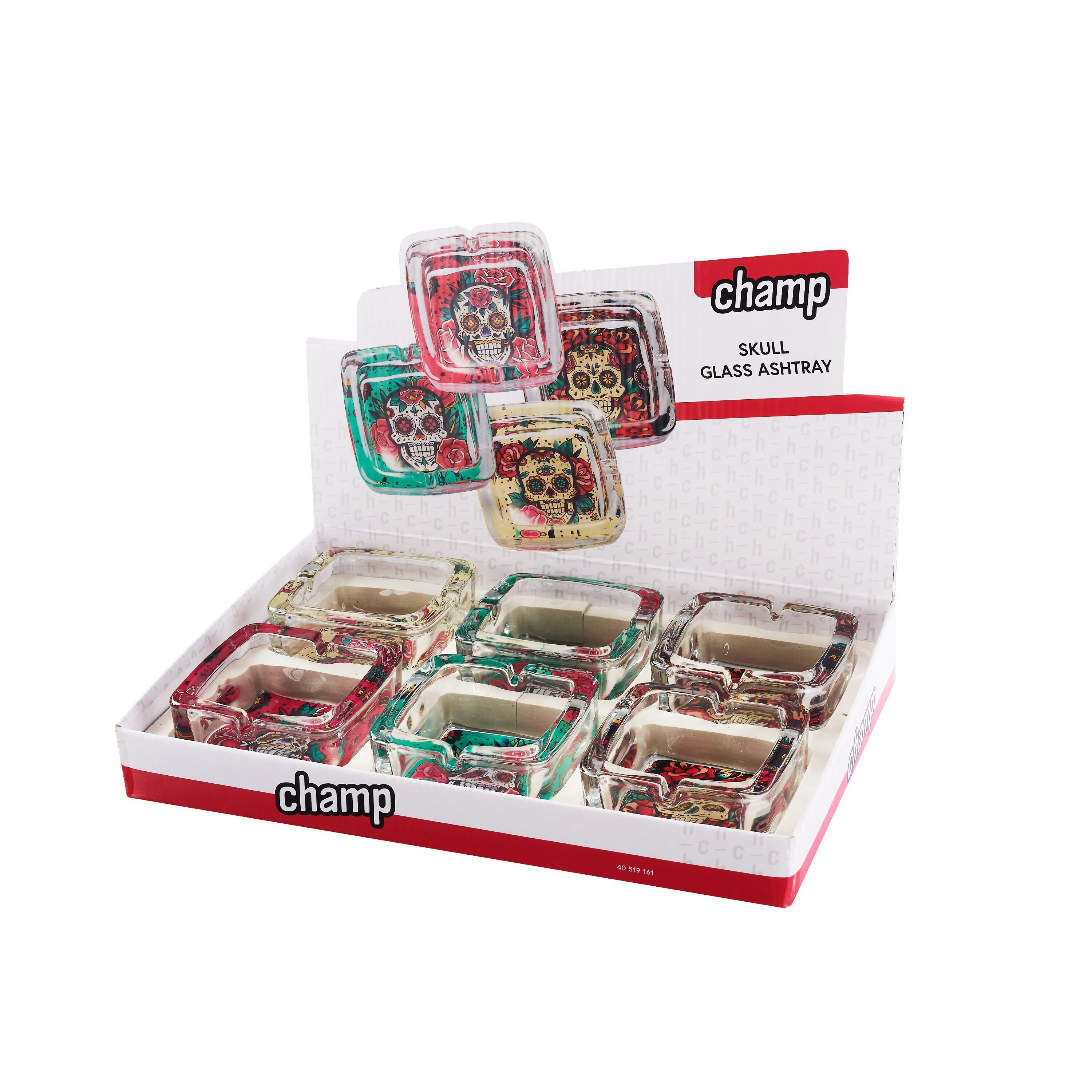 Posacenere in vetro Calaveras