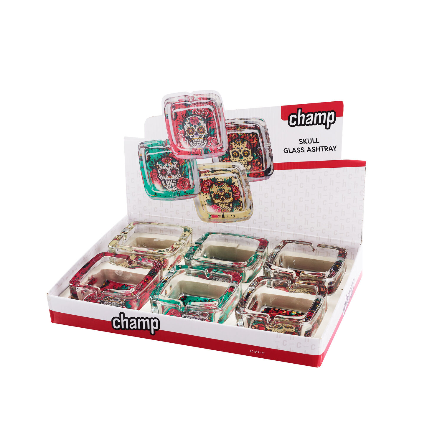 Calaveras Glass Ashtray