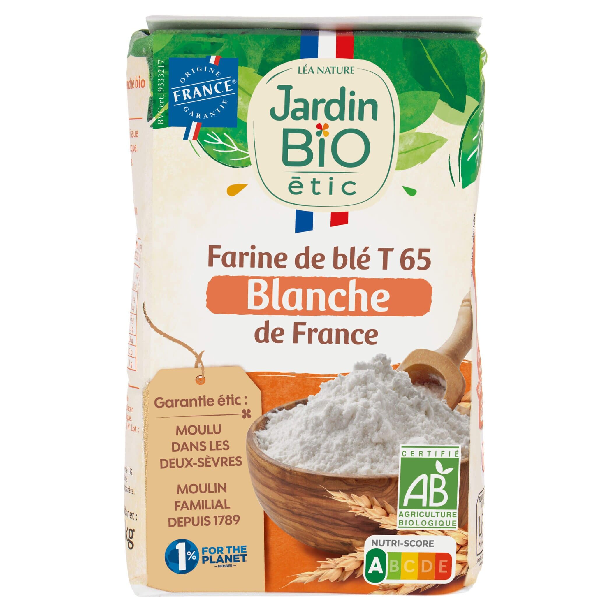 Farina di grano tenero bianco T 65 - biologica