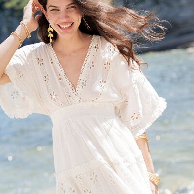 SICILIA BLANCO VESTIDO CORTO