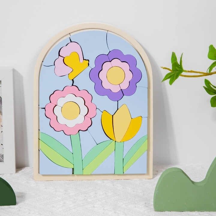 Gioia - Puzzle Montessori 🌺 Fiori di Gioia 23 cm