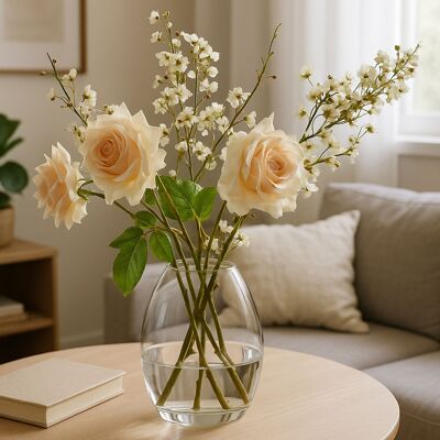 Vase en verre Highbury - Grand vase à fleurs