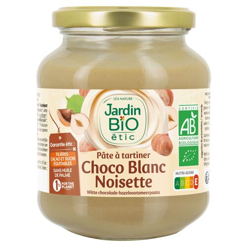 Pâte à tartiner Chocolat blanc Noisette